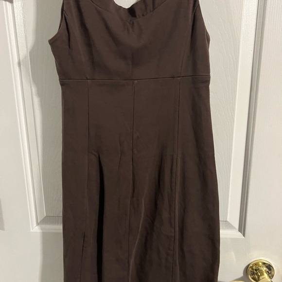 New York & Company Womens L Navy Stretch V- Neck Sleeveless Dress Size small - Picture 3 of 4